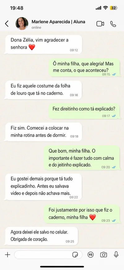 Depoimento Aluna Marlene Aparecida